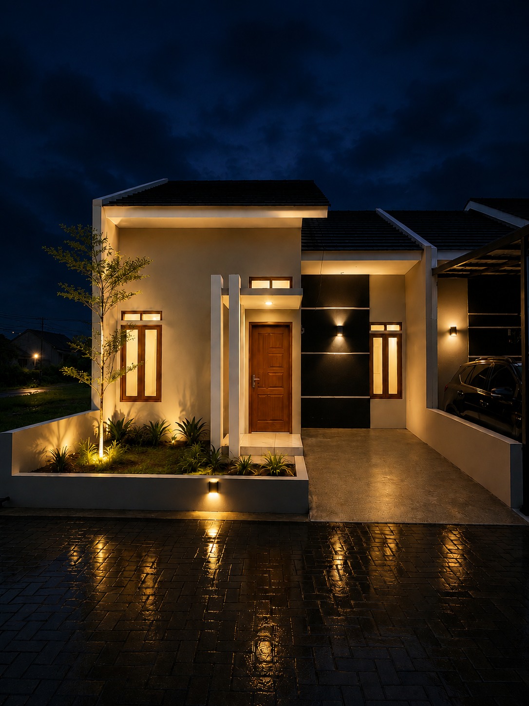 Tampak depan Cluster Sukamukti Islamic