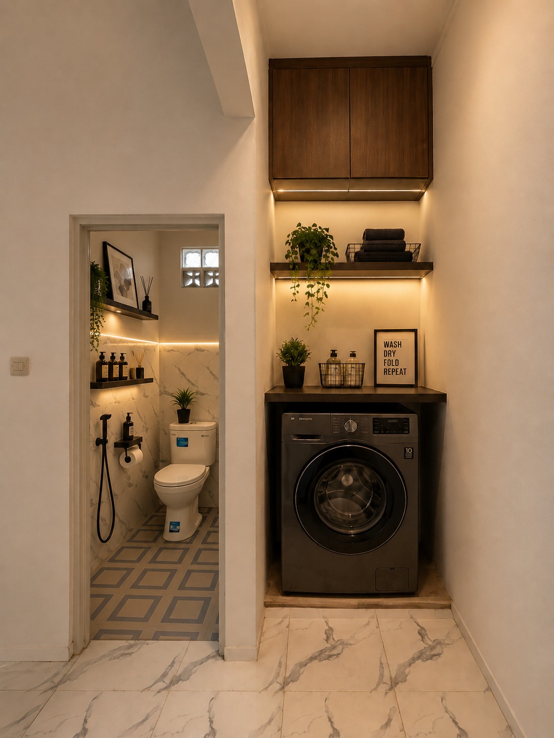 Area laundry Cluster Sukamukti Islamic Tipe 36