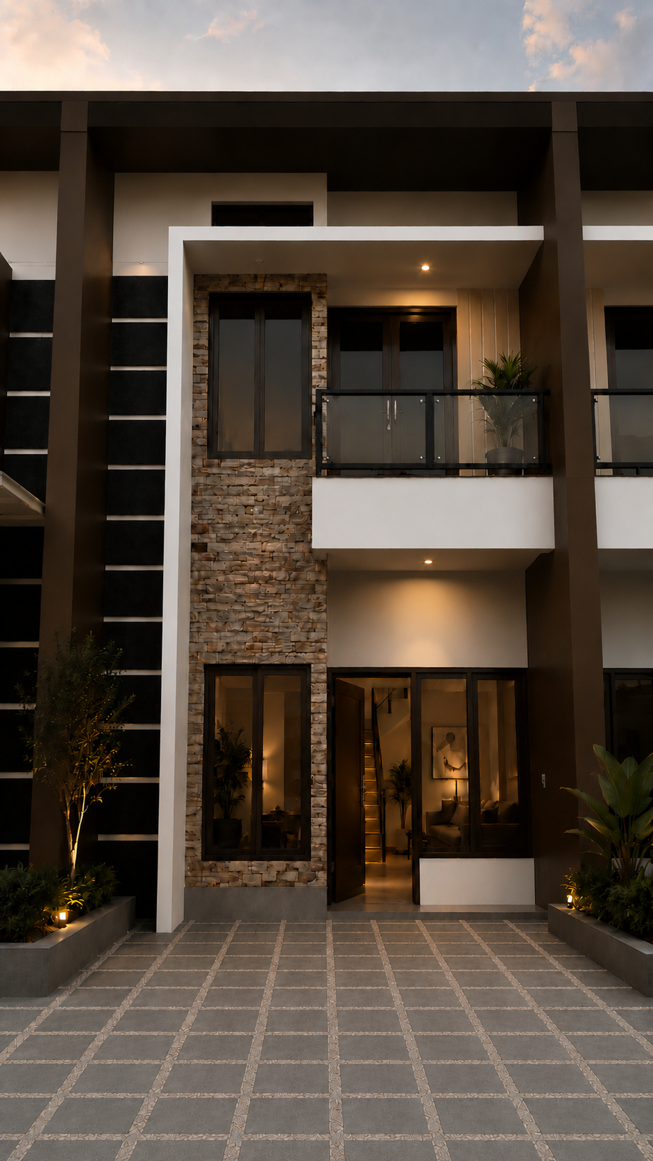 Tampak Depan Villa Resik